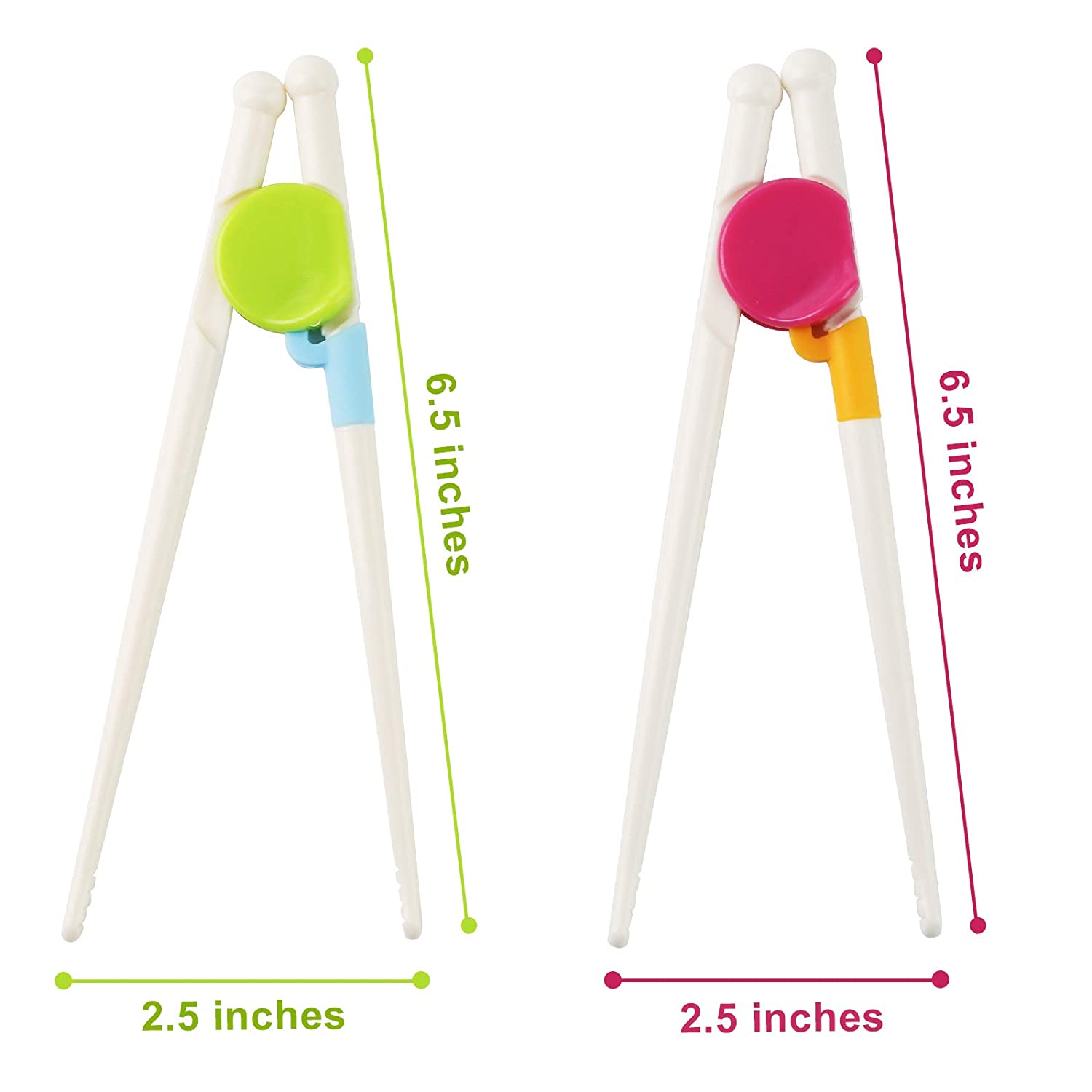 2 Pairs Kids Training Chopsticks Toddler Chopsticks for Baby Children