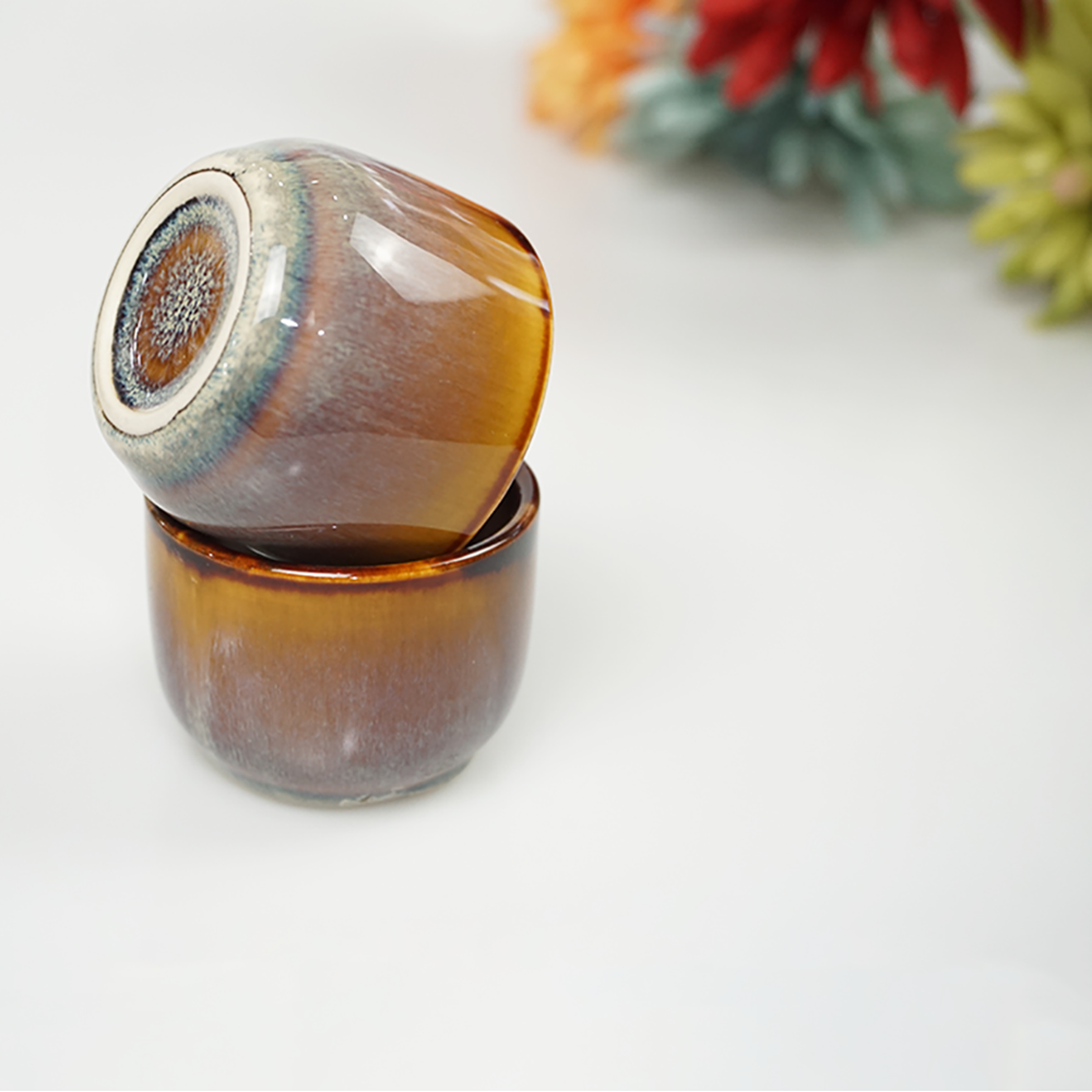 Drinking Cup ceramic Fashion mini stoneware cup modern colour glaze random colour Style Hotel restaurant usage