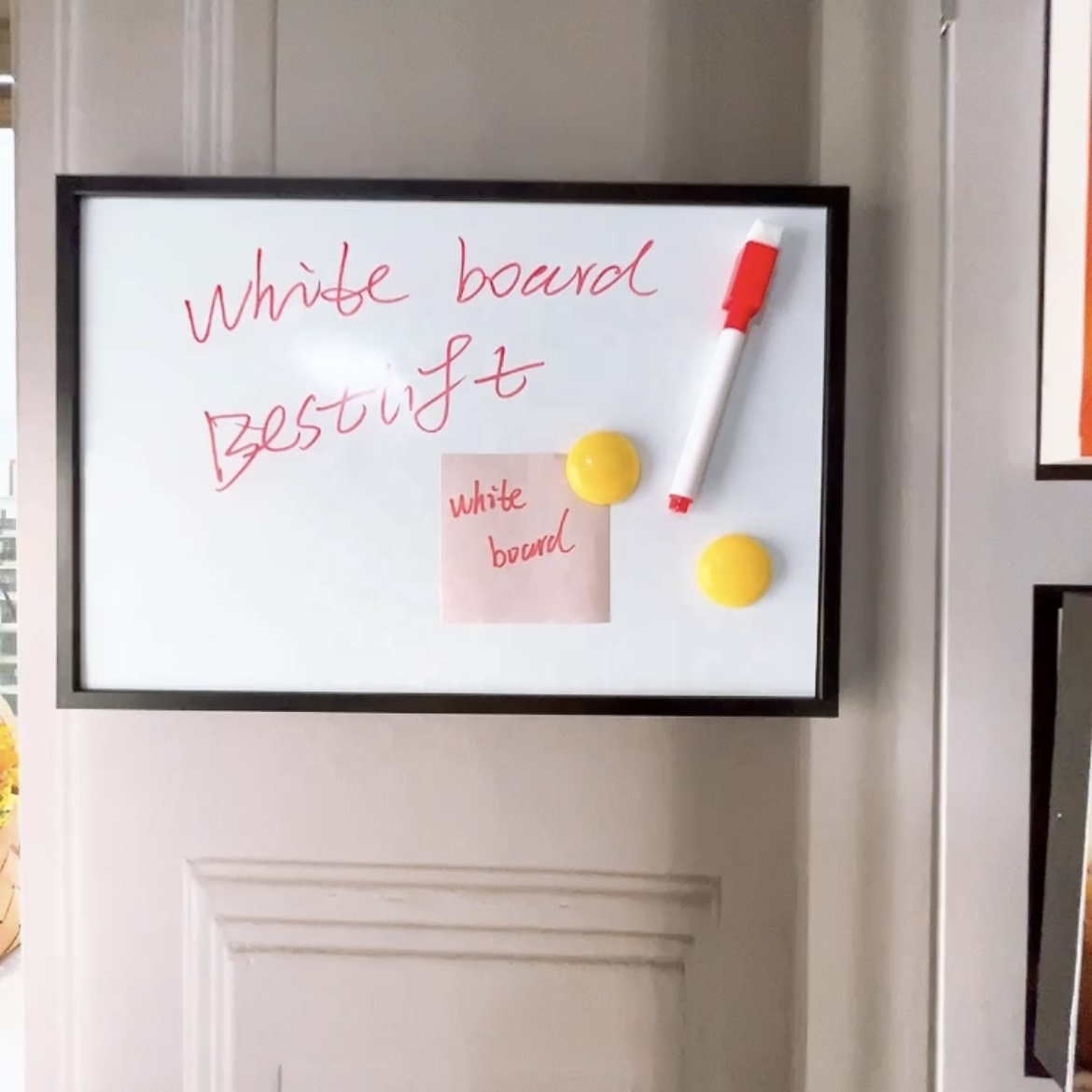 New Arrival Single Sided Kids Magnetic Whiteboard Drawing Lapboard Dry Erase Board