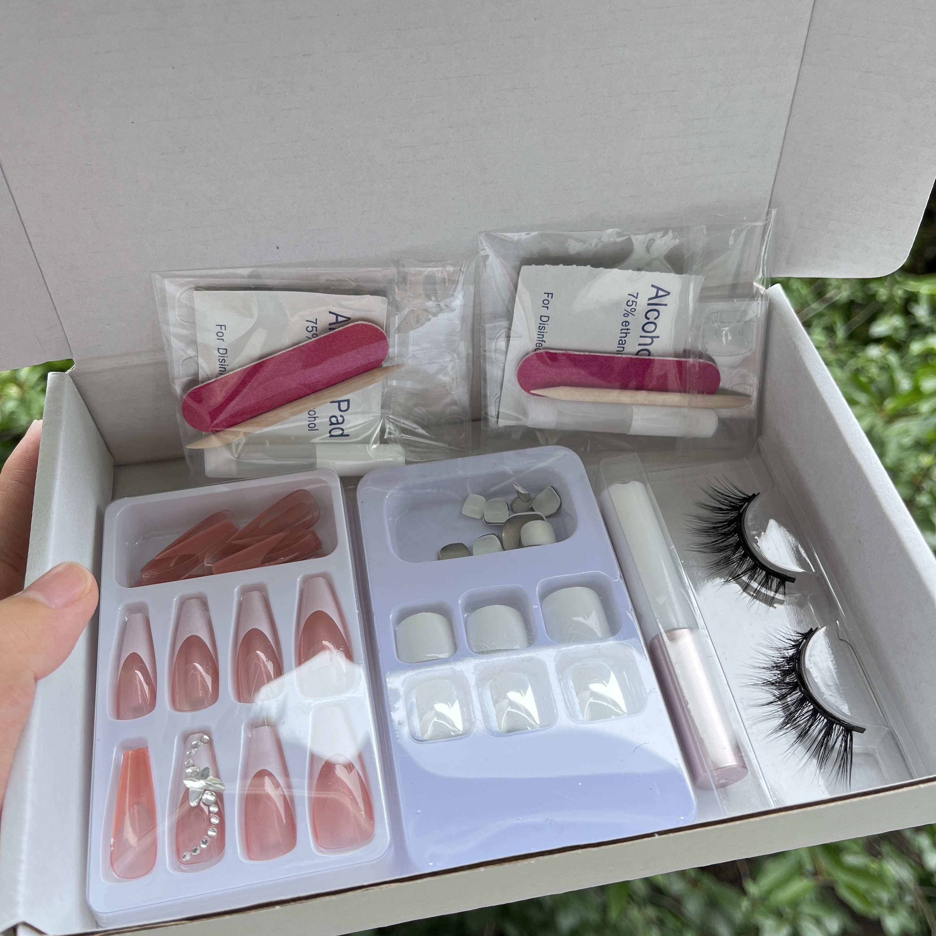 Новинка 2022, фирменная торговая марка Impress Nails, набор акриловых ногтей для прессования и упаковки ресниц, оптовый поставщик