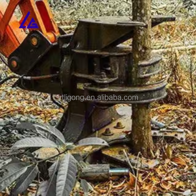 Excavator Wood Shear Attachment - Designed For Maximum Efficiency In Tree Removal And Forestry Applications