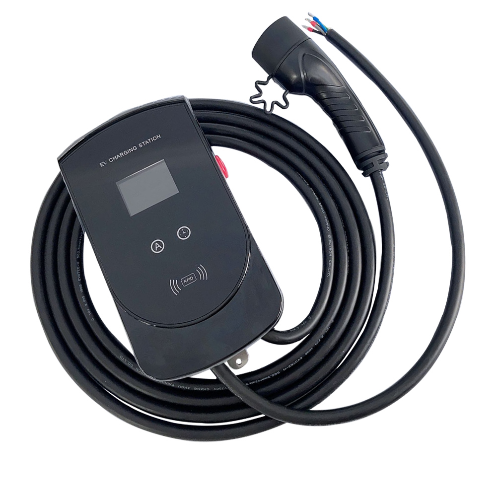 32A 3 фазы EVSE по созданию электрических транспортных средств Wallbox EV зарядное устройство для дома iec62196-2 Wallbox EV зарядное устройство 2 уровня с Тип 2 разъем