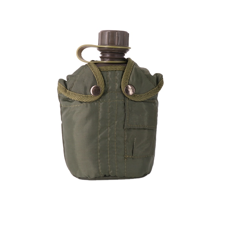 Военная пластиковая бутылка G.I. Стиль 1 QT. Пластиковая столовая и нейлоновая оливковая крышка
