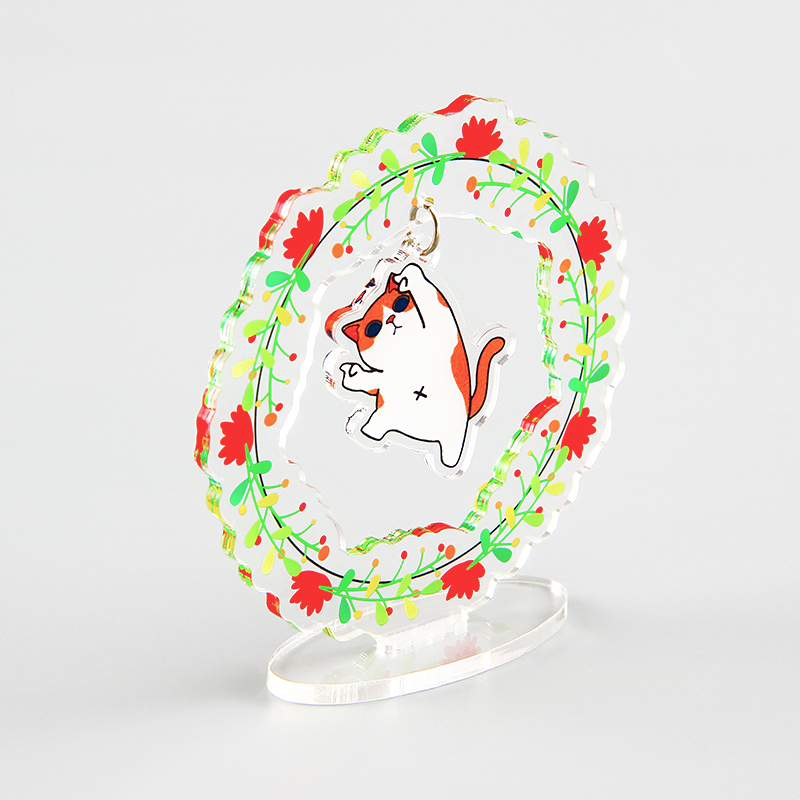 High quality anime keychain charm custom standee custom acrylic charm for promotional gift