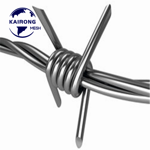 Free sample provided galvanized double twist barbed wire price per roll