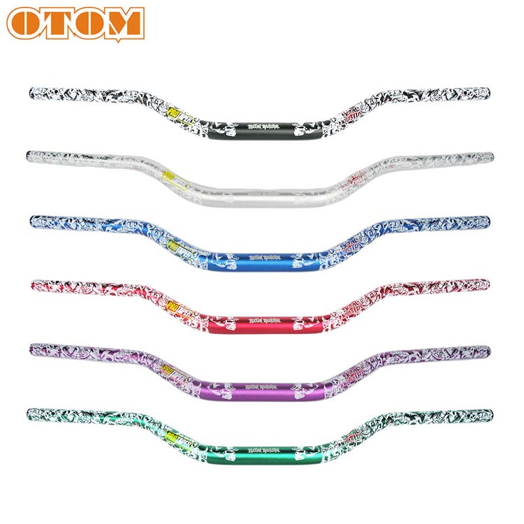 Мотоциклетный руль OTOM с рисунком черепа 1 1/8 дюйма
