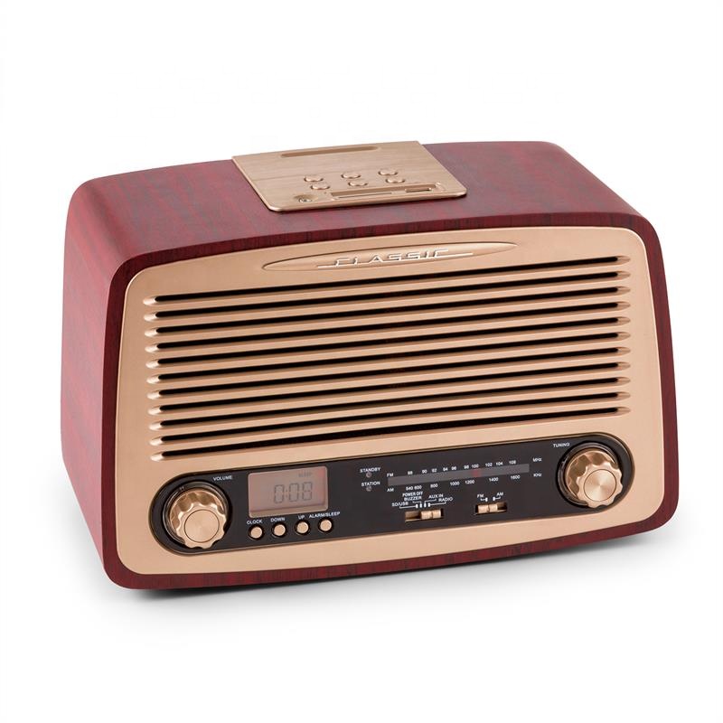 Портативный деревянный домашний FM AM радио с USB SD кодировкой