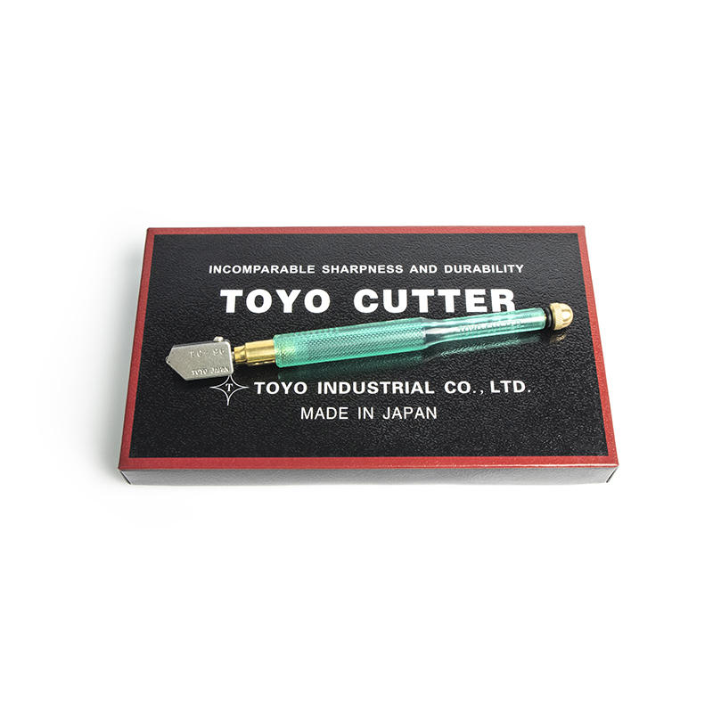 Professional JapanToyo tc96 green plastic handle glass tile cutter for cutting glass tiles