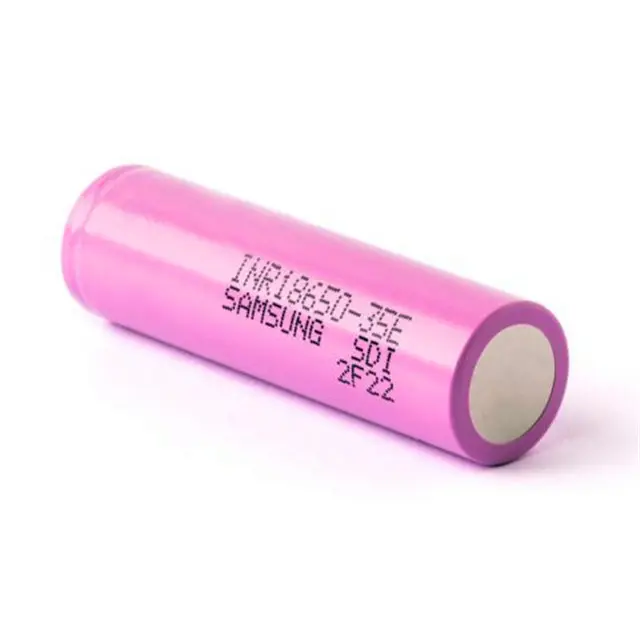 SAM SDI INR18650-35E 3.7V 3500mAh Pink Original Cell for SAMSUNG 35E