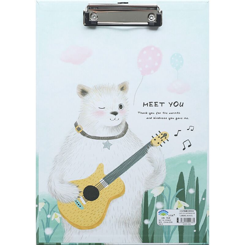 A4 Clipboard Printable Blank Sublimation MDF Wooden Clipboard Sublimation Blank Folder With Wire Clip Drawing Gusset