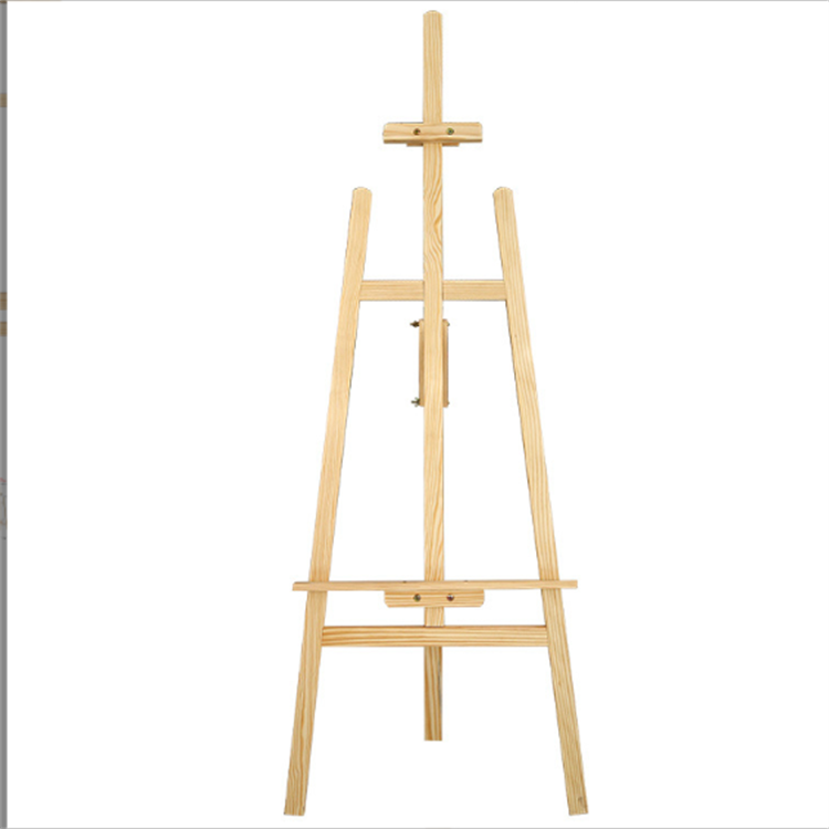 High Quality Wooden Easel Display Floor Easel Tripod Easel for Art Supply 147*53cm