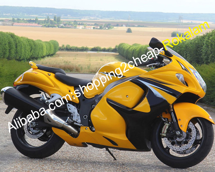 Для мотоциклов Suzuki Hayabusa GSXR1300 08-16 GSX-R1300 2008 ~ 2015 2016 GSXR 1300 GSX R1300 желтые мотоциклетные обтекатели
