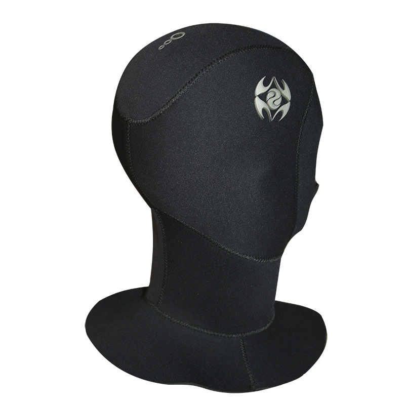 3mm Neoprene Scuba Diving Hood With Shoulder Snorkeling Equipment Hat Cap Winter Swim Warm Wetsuit Spearfishing