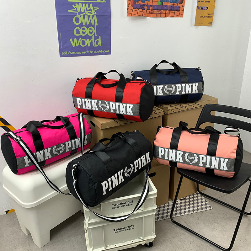 2021 Best Selling Big Size Black Fitness Duffle Bag Sports Travel Bag Weekender Pink Gym Bags for Men&Women
