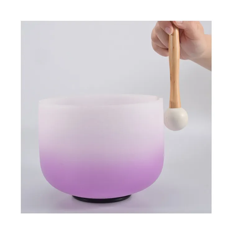 Best Selling High Quality Sound Clear Bowl 432 Hz Crystal Singing Bowls