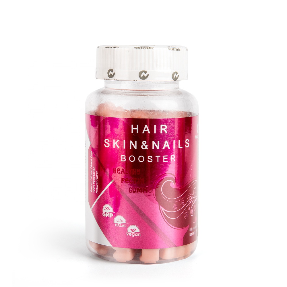 Hot Selling Private Label Vegetarian Hair Gummy Vitamins
