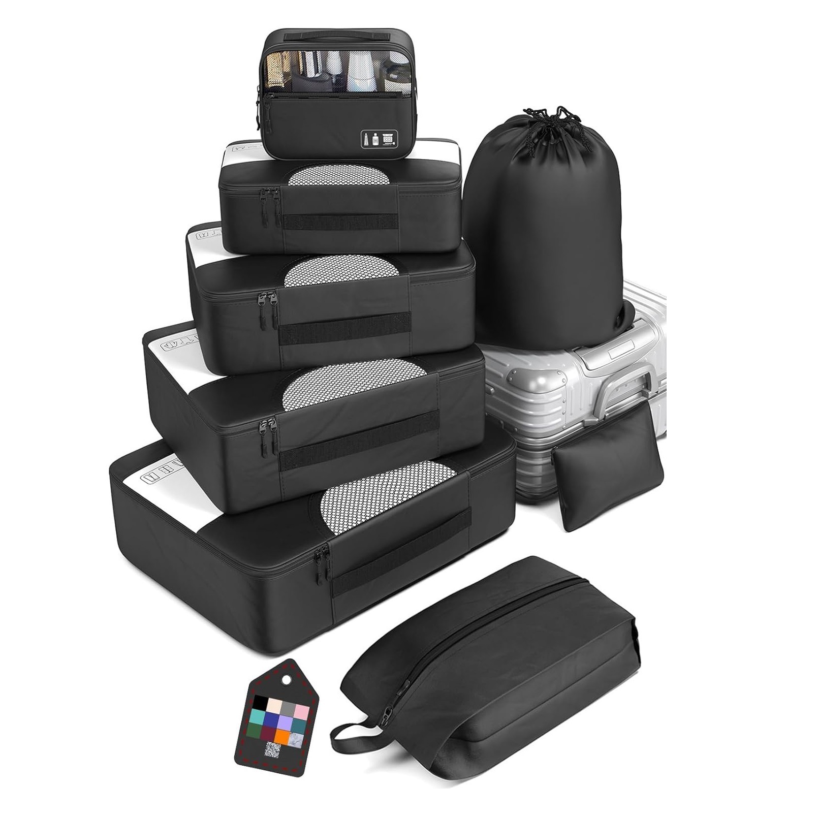 Elly Travel Storage set eight sets of high quality waterproof clothing and luggage sorting organizing bag