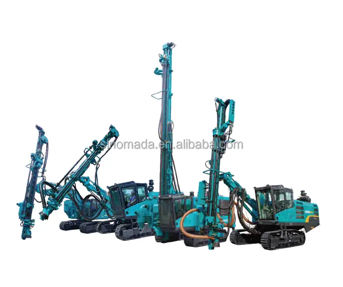 Factory Price SWDE120S-3 Small Surface Drilling rig Integrated With Air Compressor