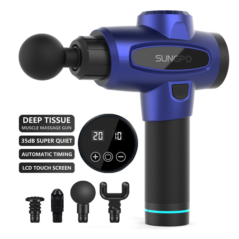 Muscle massager handheld fascia therapy deep tissue cordless massage gun