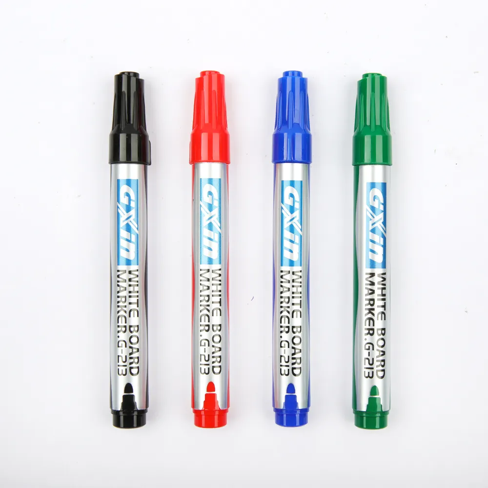 GXIN G-213 Wholesale and Customized dry eraser marker whiteboard Easily Erasable Germany Ink board marker pen