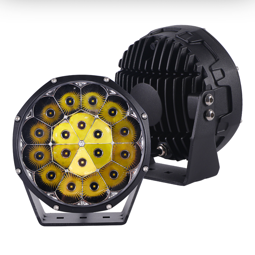 Most Beautiful Design Round Laser Led Work Light 144W Led Work Light 7Inch Laser Led Work Driving Light
