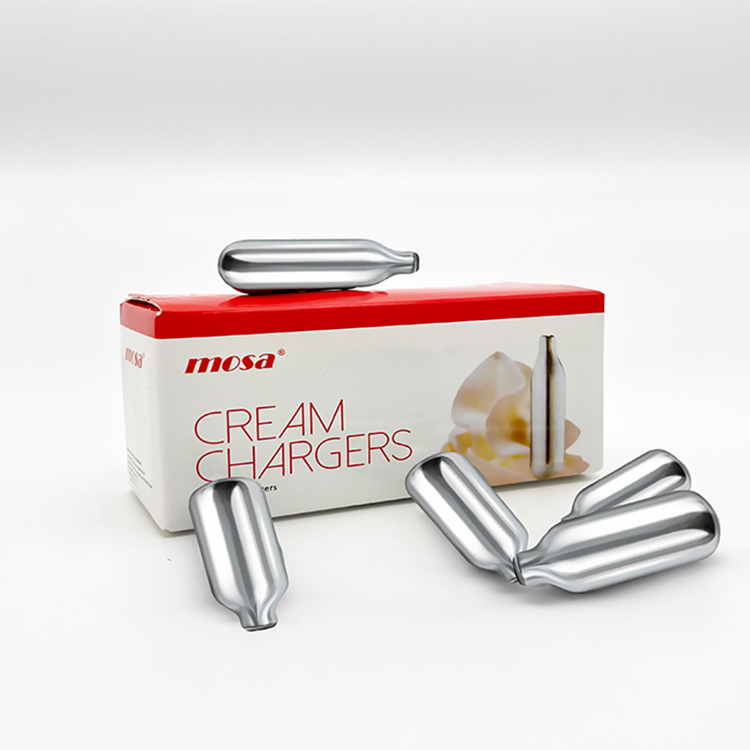 China Hot Selling Stainless Steel 99.999% Purity 8g N20 Nitrous Oxide Cream Chargers