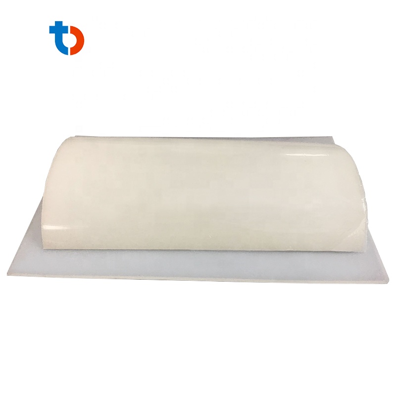 4mm thick customized heat resistant soft transparent silicone rubber sheet