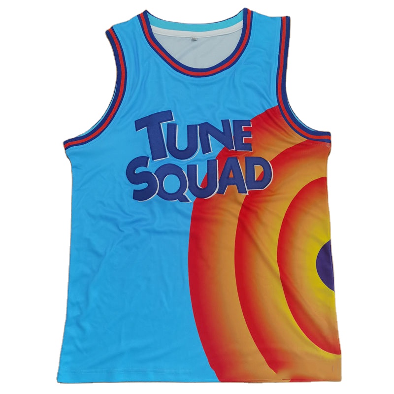 Hot Space Jam A New Legacy James #6 tune-squad basketball uniform jerseys custom