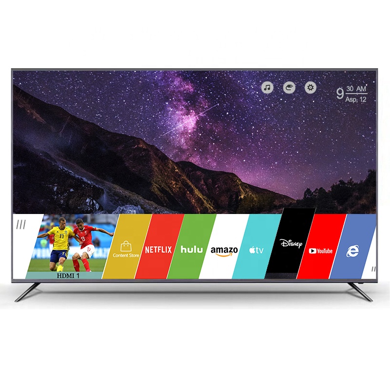 Телевизор LED TV, 43 дюйма, Android, Wi-Fi, 4K, Ultra HD