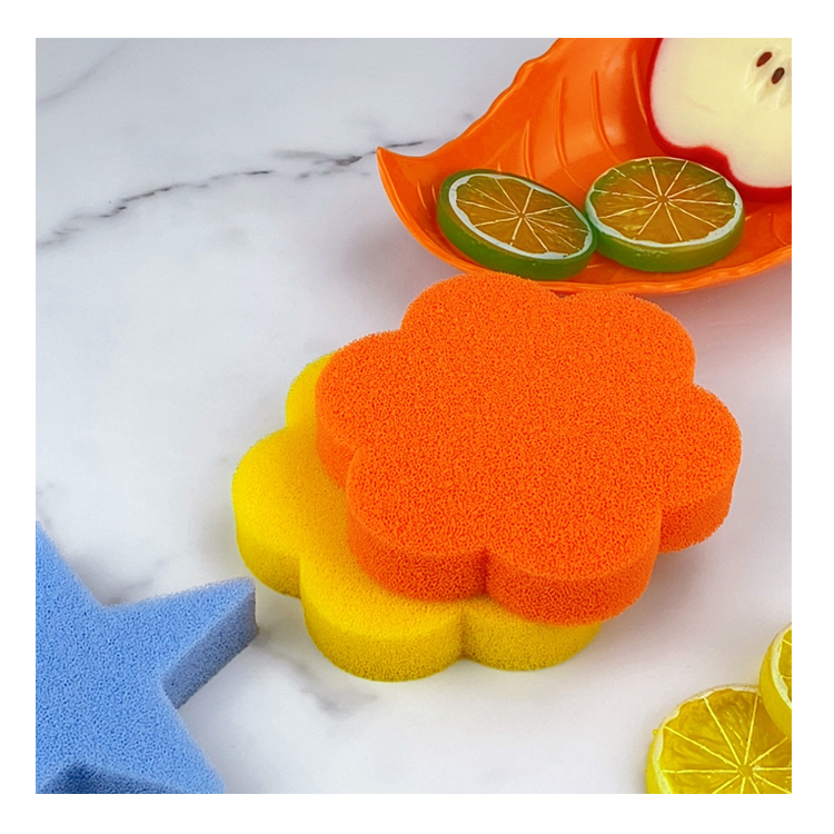 Silicone household cleaning sponge eco friendly kitchen sponge daily necessity kitchen sponges scrubber