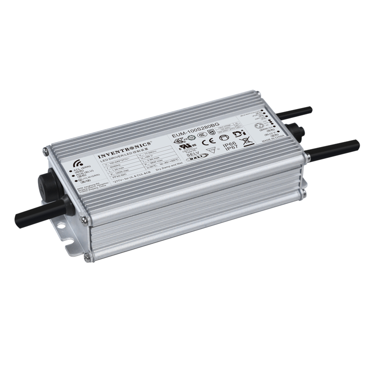 Inventronics EUM-100S105BG EUM-100S150BG 1050mA 100W 48V IP67 Dali Диммируемый светодиодный драйвер постоянного тока