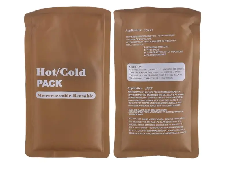 Custom Logo Aesthetic Hot and Cold Ice Packs Physical Therapy Shipping Reusable Mini Gel Ice Pack
