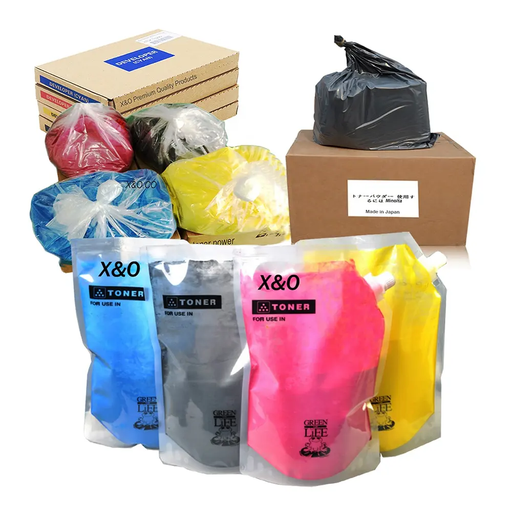 X&O Premium Bulk Refill Toner powder for Kyocera 3510i 5500i 8001i 5002i 3252ci 4052ci M2040 TK1170 TK7125 TK8115 TK8525 TK8345