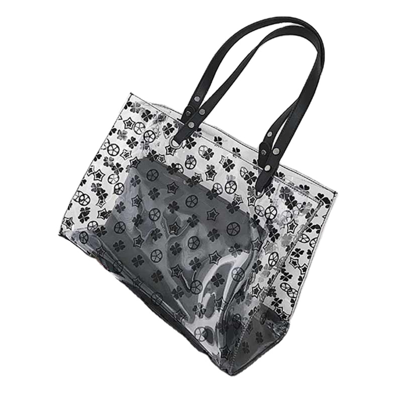 2021 large L ladies luxury brand handbags PVC material ladies handbags