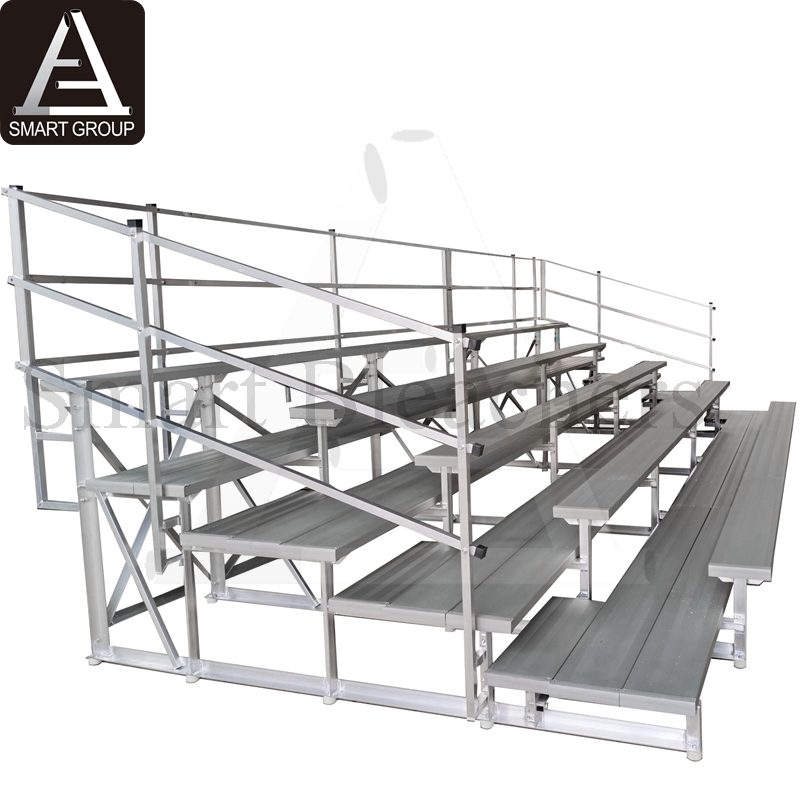 Outdoor baseball field bleachers aluminum sports bleachers grandstand seating