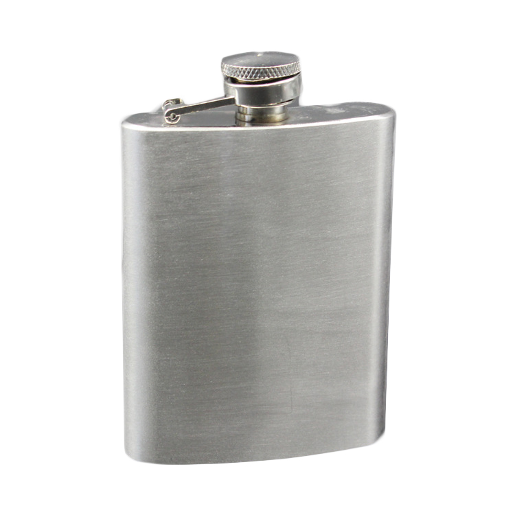 Whiskey Containers Stainless Steel Aluminum Hip Flask For Storing Brandy 1-18 oz Silver Whiskey Containers