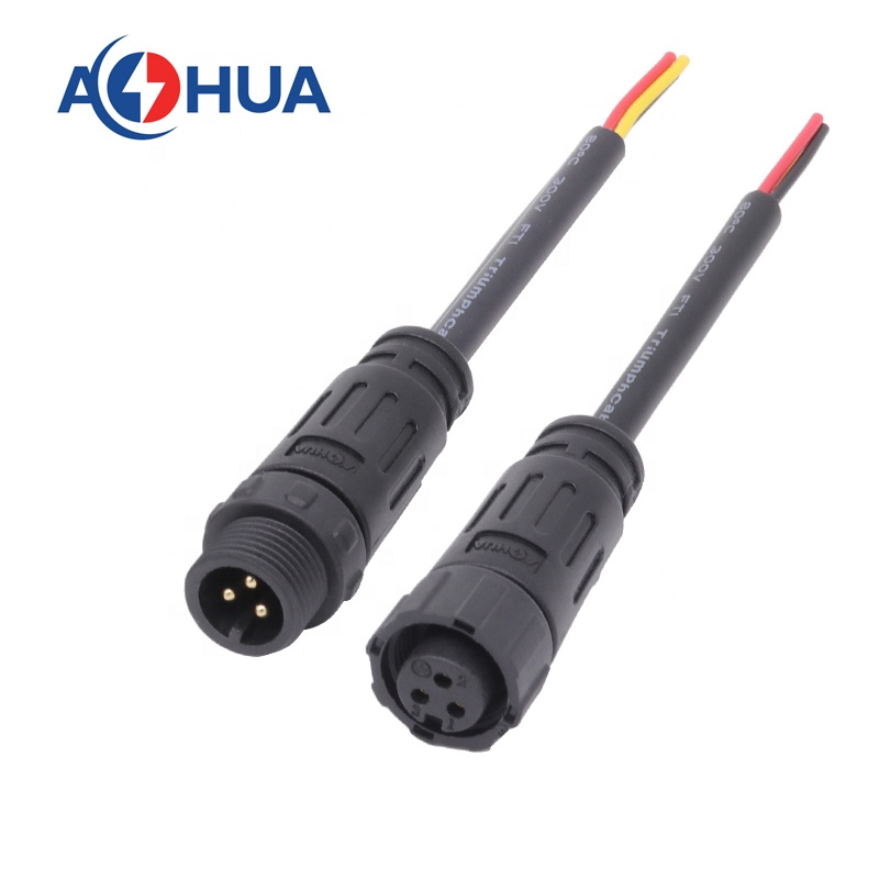 Уличный свет кабель hdmi кабель ip67 водонепроницаемые штекерные и гнездовые круглые разъемы 2-контактный разъем m12