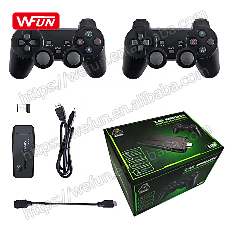 Игровая консоль WFUN M8 Lite, 10000 игр, 4K, 2,4 ГГц, беспроводной контроллер для эмулятора PS1/SNES 9, ретро консоль