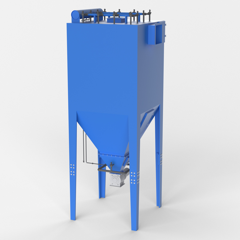 Professional Vertical Cartridge Dust Collector with Double Lifespan Filter Cartridge For Powder Coating