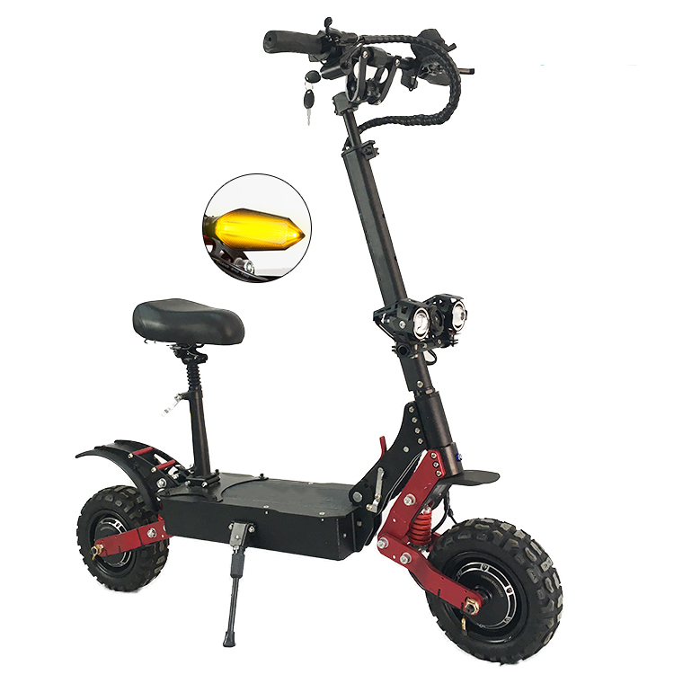 Drop shipping Eu Warehouse 5600w Motor Off Road Folding 13inch Fast Adult Electric Scooters With Suspension