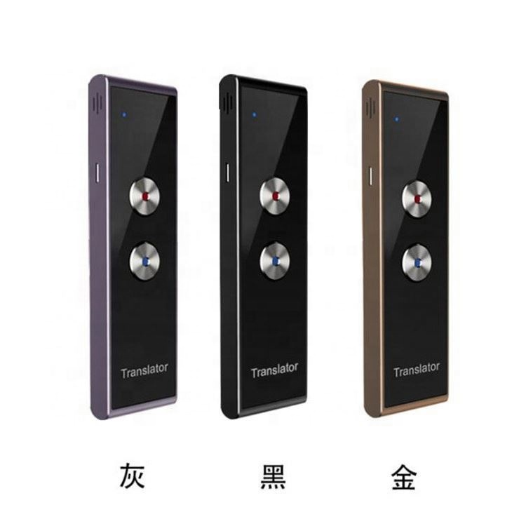 2021 Hot sale BT Portable Language Translator device real time languages translator support all kinds of smart phone