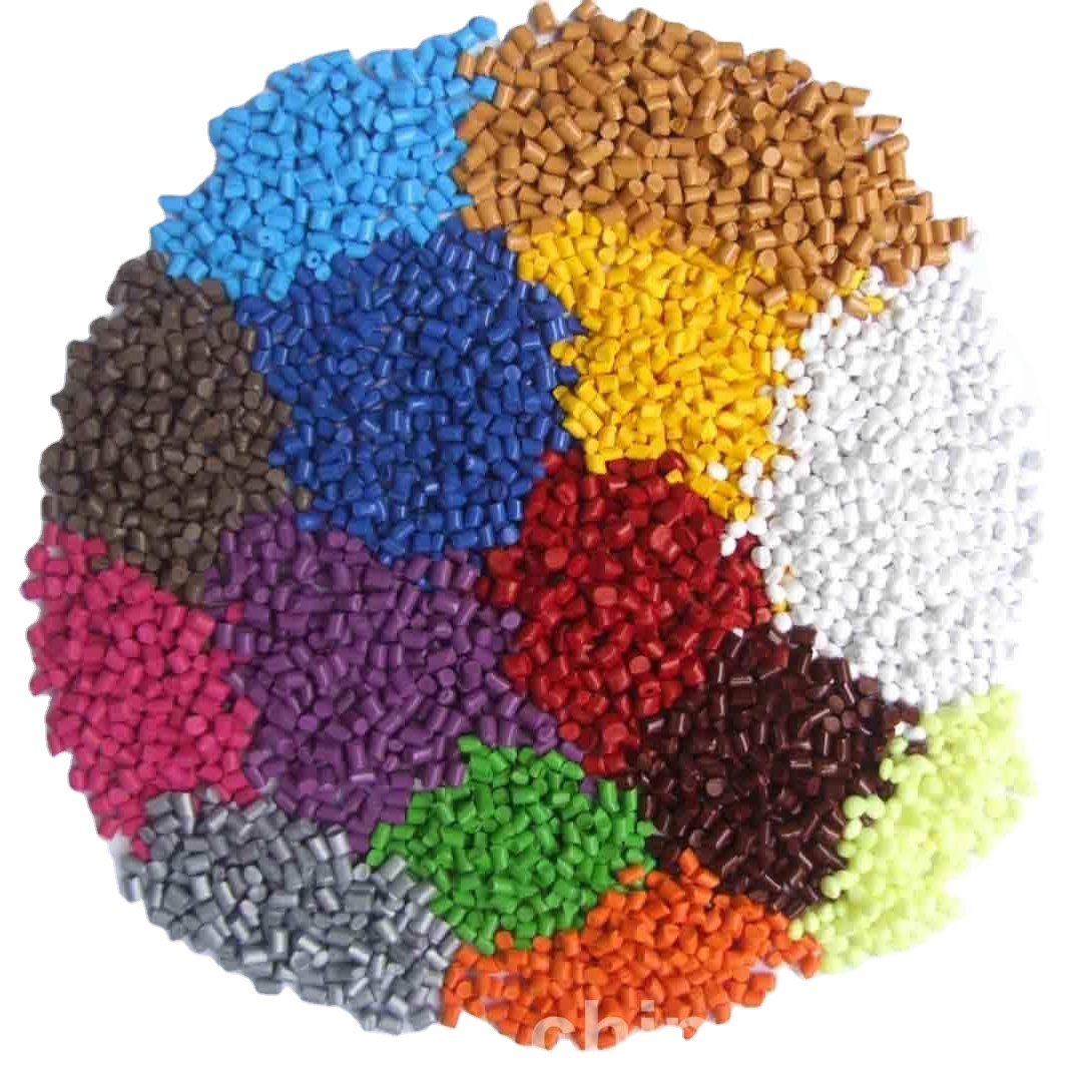 Virgin гранулы, сырье для производства pp PE TPU ABS PS PC Pet PLA, Recycled + Blue, зеленый, красный, желтый, оранжевый цвет