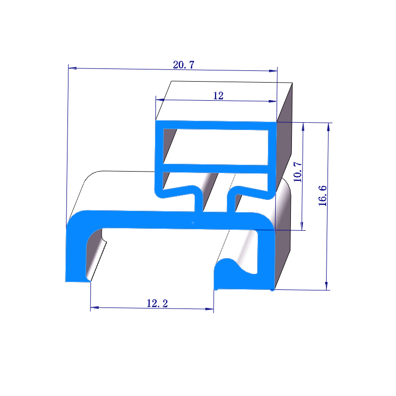 factory direct cabinet door gasket / rubber seal 023 cake assessorie cold storage gasket