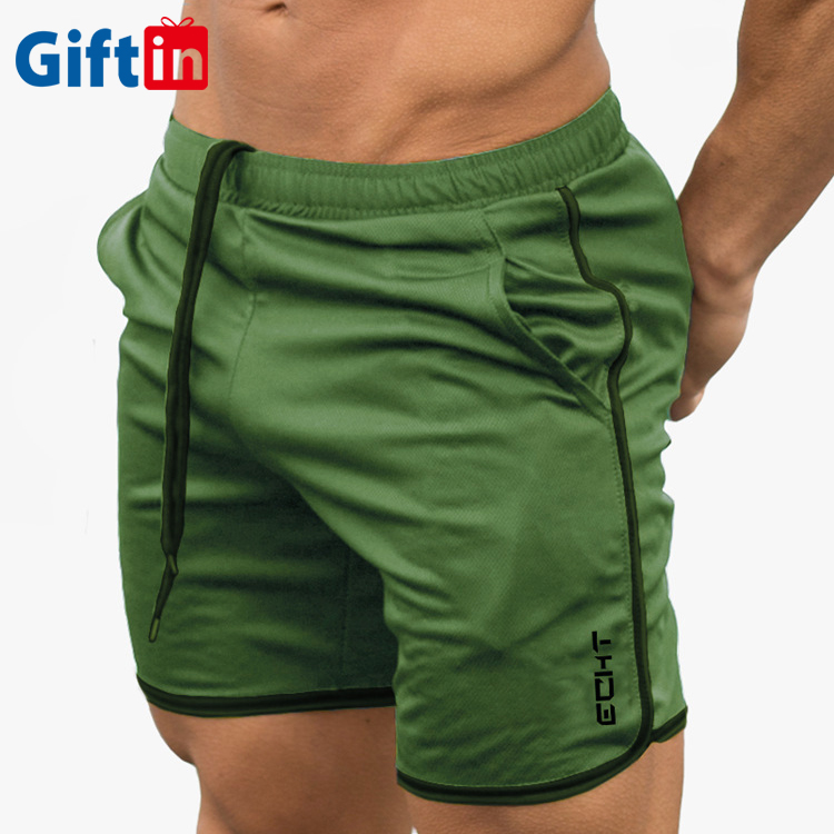 Wholesale New design in stock athletic training fitness gym sport running cotton men's shorts