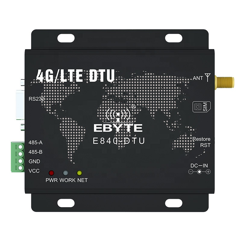 E840-DTU(4G-02E) беспроводной 4g DTU промышленных, поддержка GPS, GPRS, 3g, 4g, IoT цена GPS слежения приемопередатчик данных 4 аппарат не привязан к оператору сотовой связи модем с Rs232/rs485