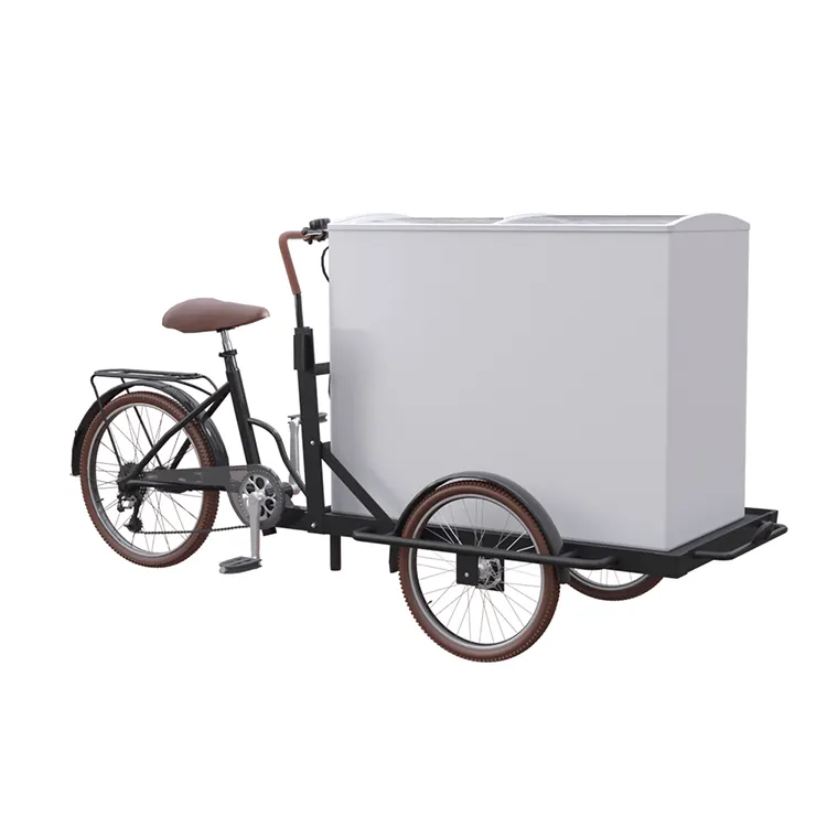 Water System Multi-Purpose Pedal Ice Cream Tricycle For Sale With Tricycle Freezer Bicycle
