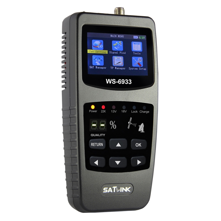Топ продажа со склада SATLINK WS6933 Портативный Цифровой спутниковый Finder метр DVB-S2/S сигнал указателя