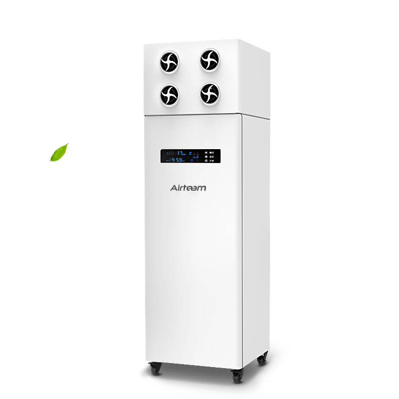 DC motor ERV ductless vertical type energy recovery ventilator HVAC system