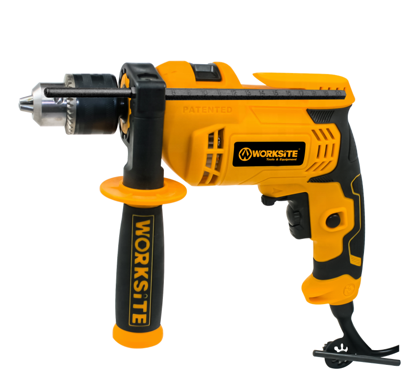 WORKSITE высокое качество электродрель инструменты проводной молоток дрель машина DIY Деревообработка 650 Вт электрическая дрель 13 мм