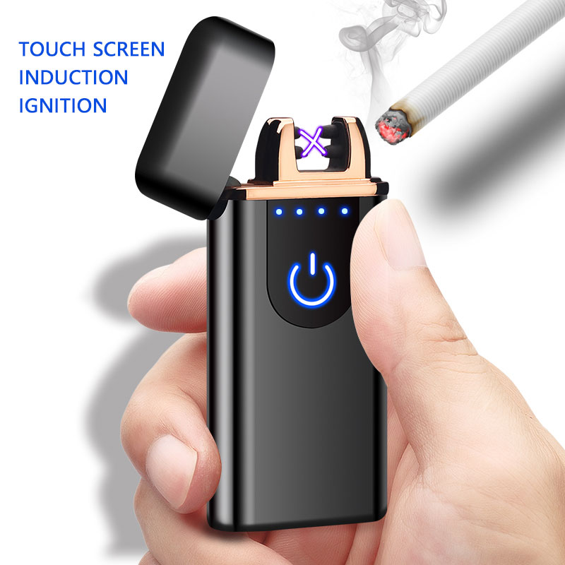 Новая версия двойная дуговая импульсная usb электрическая зажигалка, Экологичная двойная дуговая зажигалка